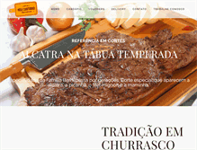 Tablet Screenshot of meucantinhochurrascaria.com.br